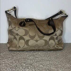 Coach Signature Jacquard Satchel